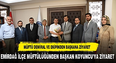 İlçe Müftülüğü'nden Belediye Başkanı Serkan Koyuncu'ya Ziyaret