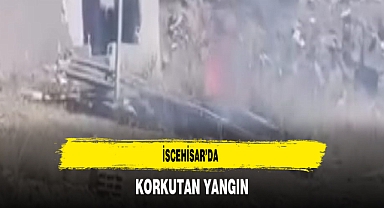 İscehisar’da Korkutan Yangın