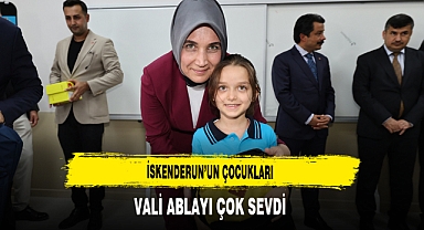 İskenderun'un Çocukları Vali Ablayı Çok Sevdi