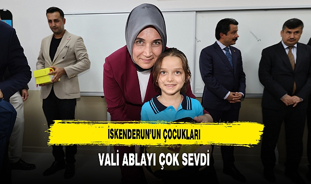 İskenderun'un Çocukları Vali Ablayı Çok Sevdi