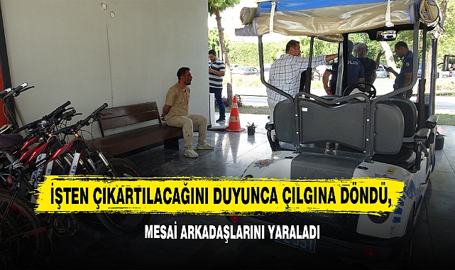 İşten Çıkartılacağını Duyunca Çılgına Döndü, Mesai Arkadaşlarını Yaraladı