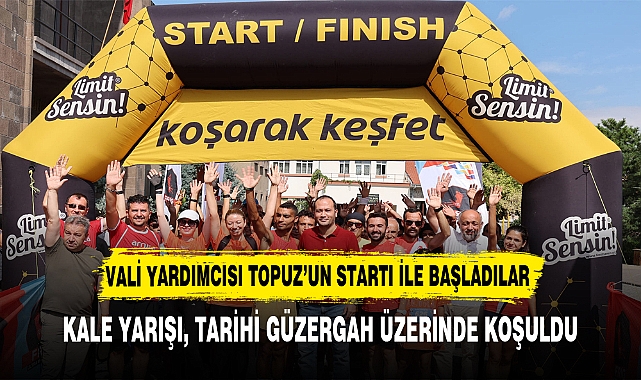 KALE YARIŞI, TARİHİ GÜZERGAH ÜZERİNDE KOŞULDU