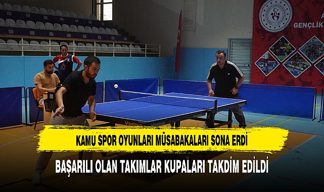 Kamu Spor Oyunları Müsabakaları Sona Erdi