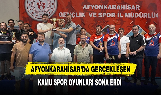 KAMU SPOR OYUNLARI SONA ERDİ