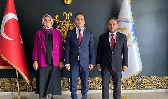 KAYMAKAM BİLDİRİCİ'Yİ MAKAMINDA ZİYARET ETTİLER