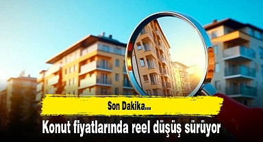 Konut fiyatlarında reel düşüş sürüyor