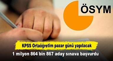 KPSS Ortaöğretim pazar günü yapılacak