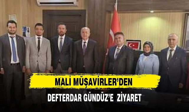 MALİ MÜŞAVİRLER'DEN DEFTERDAR GÜNDÜZ'E  ZİYARET