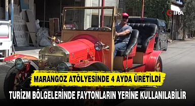 MARANGOZ ATÖLYESİNDE 4 AYDA ÜRETİLDİ