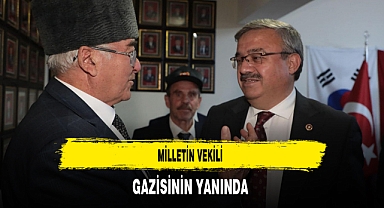 Milletin Vekili Gazisinin Yanında