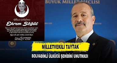 Milletvekili Taytak, Bolvadinli Ülkücü Şehidini Unutmadı