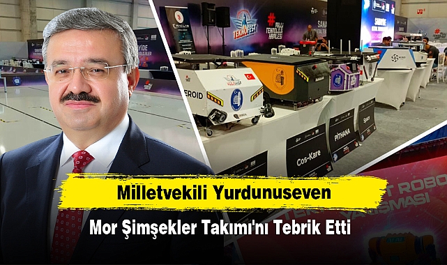 Milletvekili Yurdunuseven, Mor Şimşekler Takımı'nı Tebrik Etti
