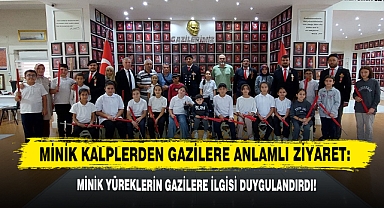 Minik Kalplerden Gazilere Anlamlı Ziyaret