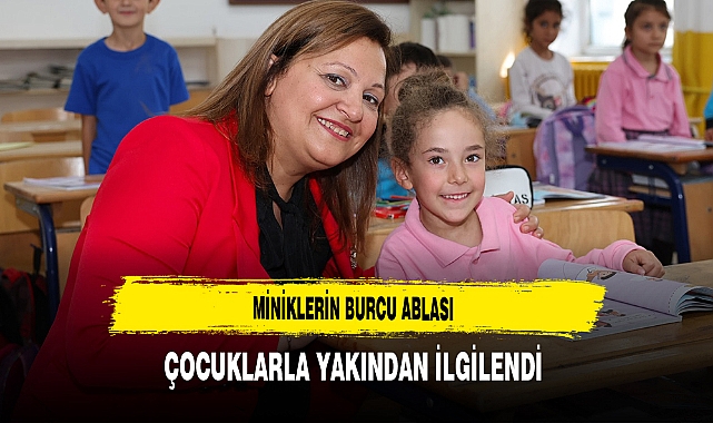 Miniklerin Burcu Ablası Çocuklarla Yakından İlgilendi