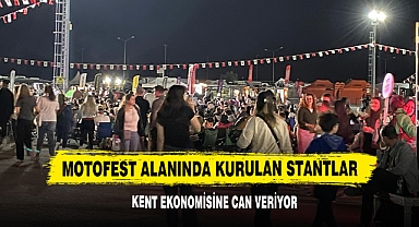 MotoFest Alanında Kurulan Stantlar Kent Ekonomisine Can Veriyor