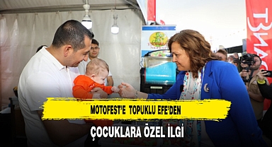 Motofest’e Topuklu Efe’den Çocuklara Özel İlgi