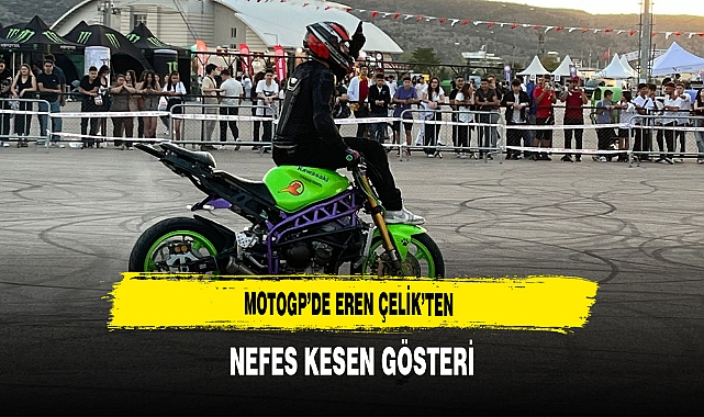 MotoGP'de Eren Çelik'ten Nefes Kesen Gösteri