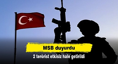 MSB: 2 terörist etkisiz hale getirildi