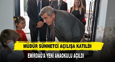 Müdür Sünnetci Açılışa Katıldı