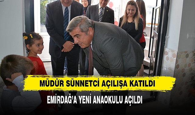 Müdür Sünnetci Açılışa Katıldı