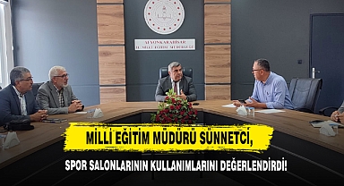 Müdür Sünnetci, Spor Salonlarının Kullanımlarını Değerlendirdi!