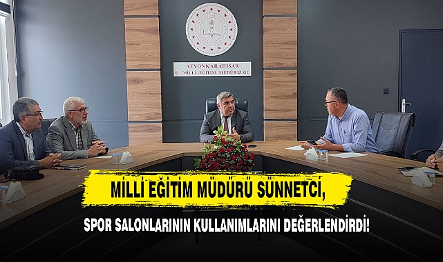 Müdür Sünnetci, Spor Salonlarının Kullanımlarını Değerlendirdi!