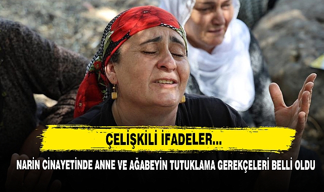 Narin Cinayetinde Anne Ve Ağabeyin Tutuklama Gerekçeleri Belli Oldu