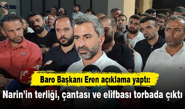 Narin’in terliği, çantası ve elifbası torbada çıktı