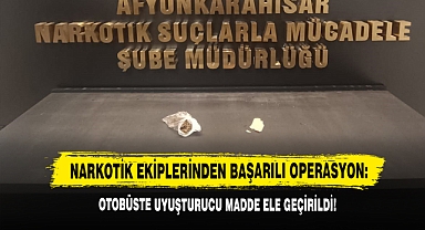 Narkotik Ekiplerinden Başarılı Operasyon: Otobüste Uyuşturucu Madde Ele Geçirildi!