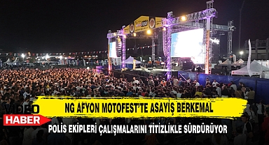 NG Afyon MotoFest'te Asayiş Berkemal