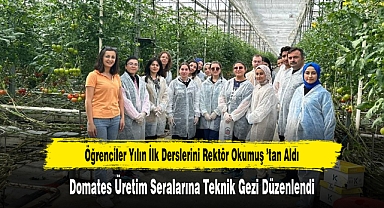 Öğrenciler Yılın İlk Derslerini Rektör Okumuş ’tan Aldı