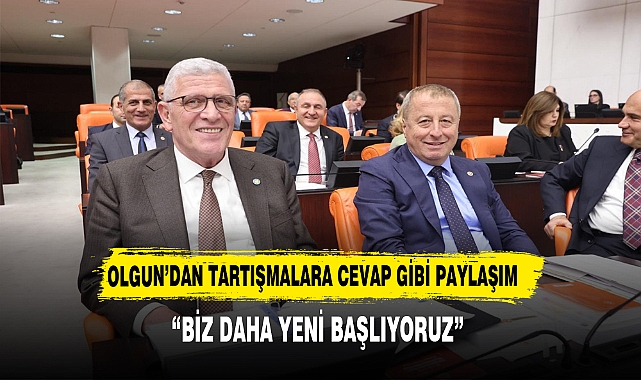OLGUN'DAN GÜNDEMDEKİ TARTIŞMALARA CEVAP GİBİ PAYLAŞIM