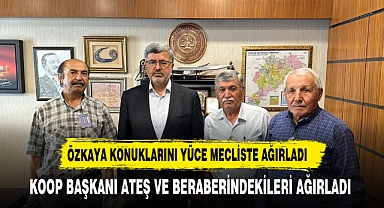 Özkaya, Sultandağı Yakasenek Köyü’nden Gelen Misafirlerini Ağırladı