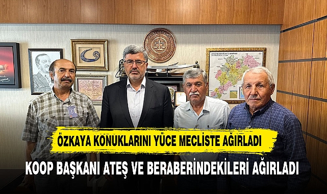 Özkaya, Sultandağı Yakasenek Köyü’nden Gelen Misafirlerini Ağırladı