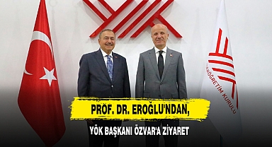 Prof. Dr. Eroğlu'ndan, YÖK Başkanı Özvar'a Ziyaret