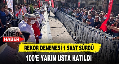 REKOR DENEMESİ 1 SAAT SÜRDÜ