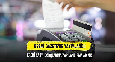 Resmi Gazete'de Yayımlandı: Kredi Kartı Borçlarına Yapılandırma Adımı!