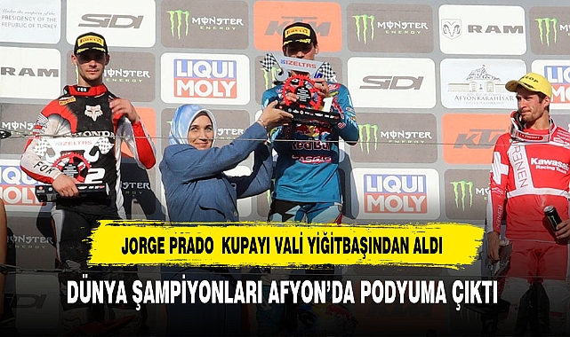 ŞAMPİYONA  BİRİNCİSİ PRADO ÖDÜLÜNÜ VALİ YİĞİTBAŞINDAN ALDI
