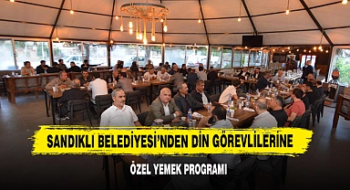 Sandıklı Belediyesi’nden Din Görevlilerine Özel Yemek Programı