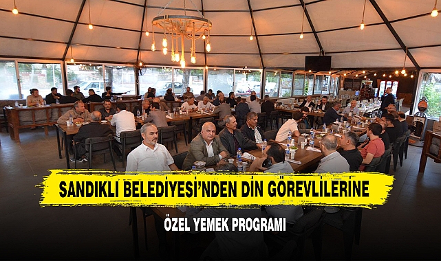 Sandıklı Belediyesi’nden Din Görevlilerine Özel Yemek Programı