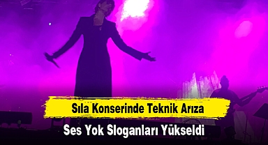 Sıla Konserinde Teknik Arıza...Ses Yok Sloganları Yükseldi