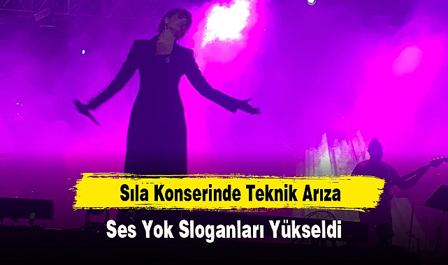 Sıla Konserinde Teknik Arıza...Ses Yok Sloganları Yükseldi