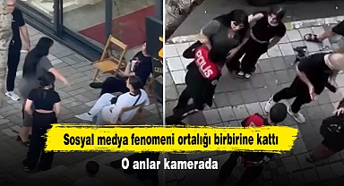 Sosyal medya fenomeni ortalığı birbirine kattı; o anlar kamerada