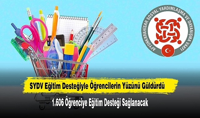 SYDV Eğitim Desteğiyle Öğrencilerin Yüzünü Güldürdü