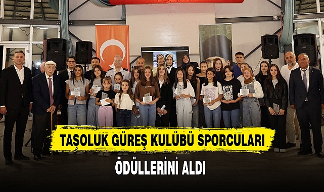 TAŞOLUK GÜREŞ KULÜBÜ SPORCULARI, ÖDÜLLERİNİ ALDI