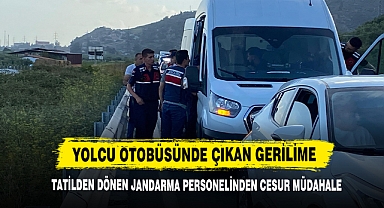 Tatilden Dönen Jandarma Personelinden Cesur Müdahale