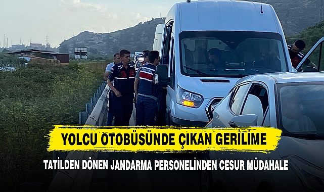 Tatilden Dönen Jandarma Personelinden Cesur Müdahale