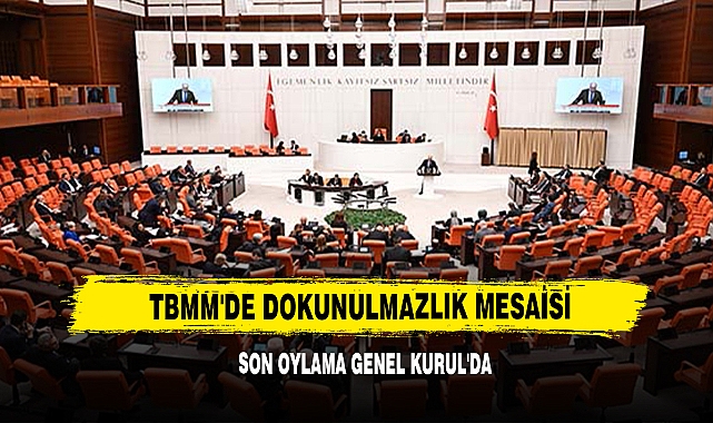 TBMM'DE DOKUNULMAZLIK MESAİSİ