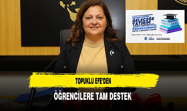 Topuklu Efe’den Öğrencilere Tam Destek