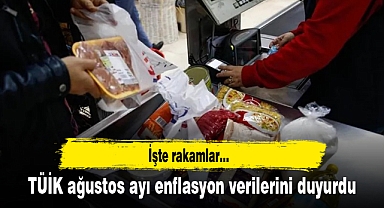 TÜİK ağustos ayı enflasyon verilerini duyurdu